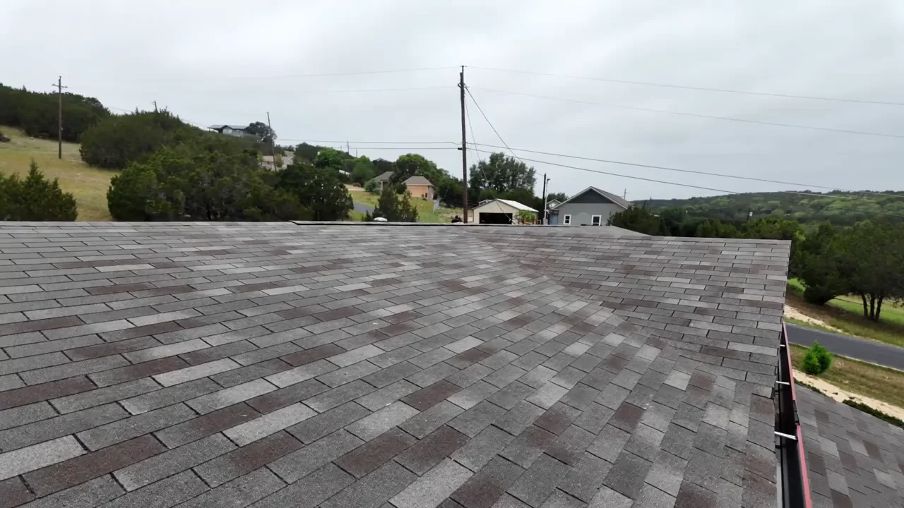Roof detail: still frame from an artistic motion study